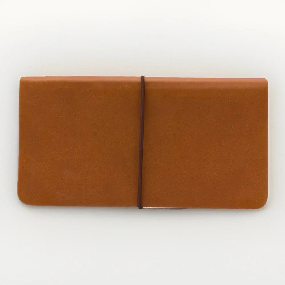 NEW HIGHTIDE Receipt Folder Brown JAPAN Holder Stationery Wallet - Picture 10 of 11